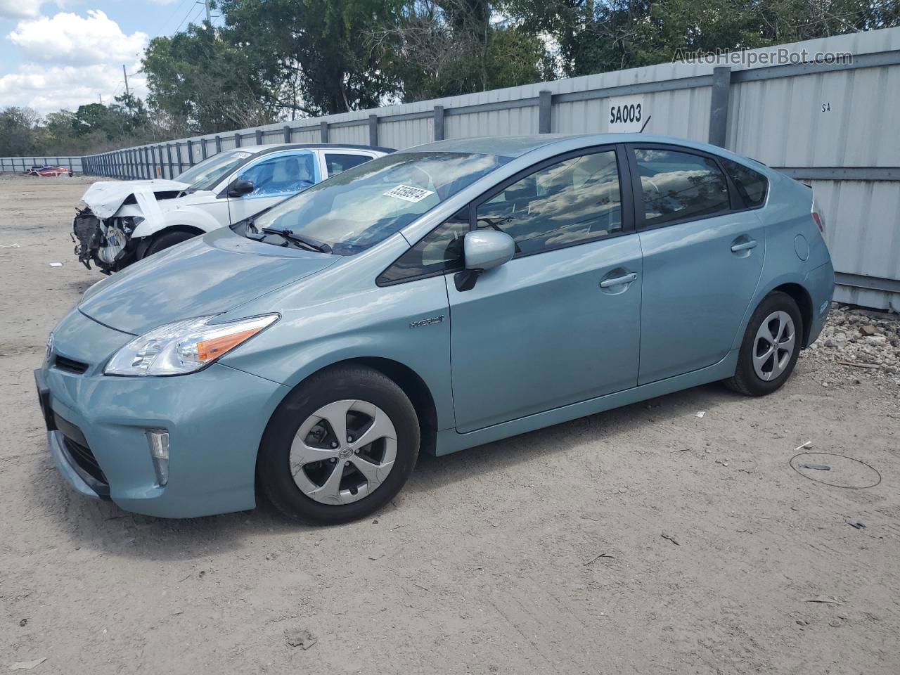 2015 Toyota Prius  Green vin: JTDKN3DU8F1968049