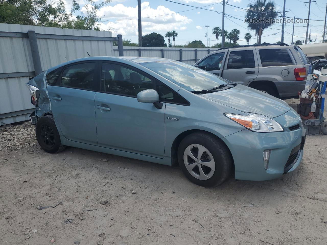 2015 Toyota Prius  Green vin: JTDKN3DU8F1968049