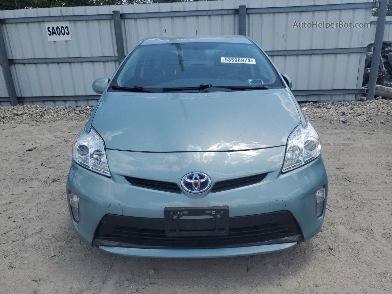 2015 Toyota Prius  Green vin: JTDKN3DU8F1968049