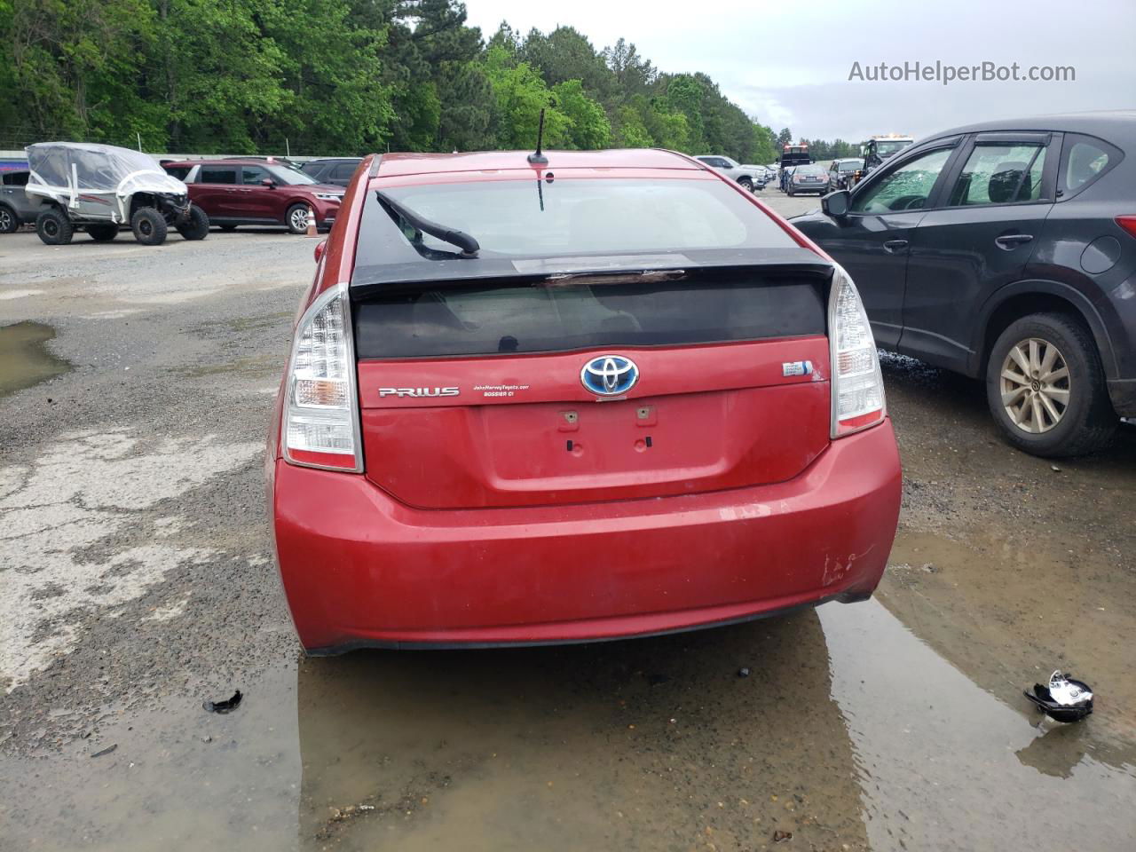 2011 Toyota Prius  Red vin: JTDKN3DU9B0280321