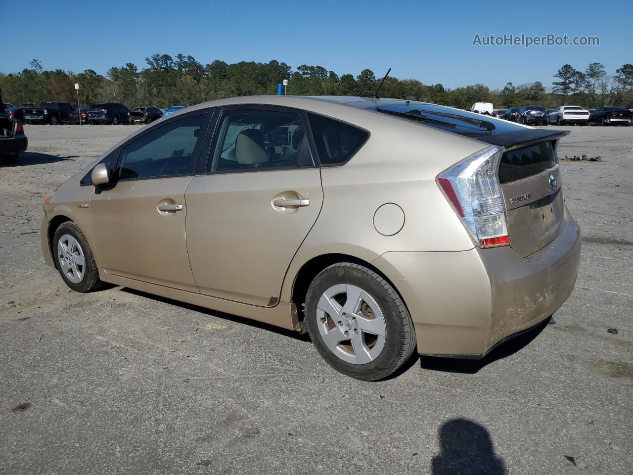 2011 Toyota Prius  Золотой vin: JTDKN3DU9B1322934