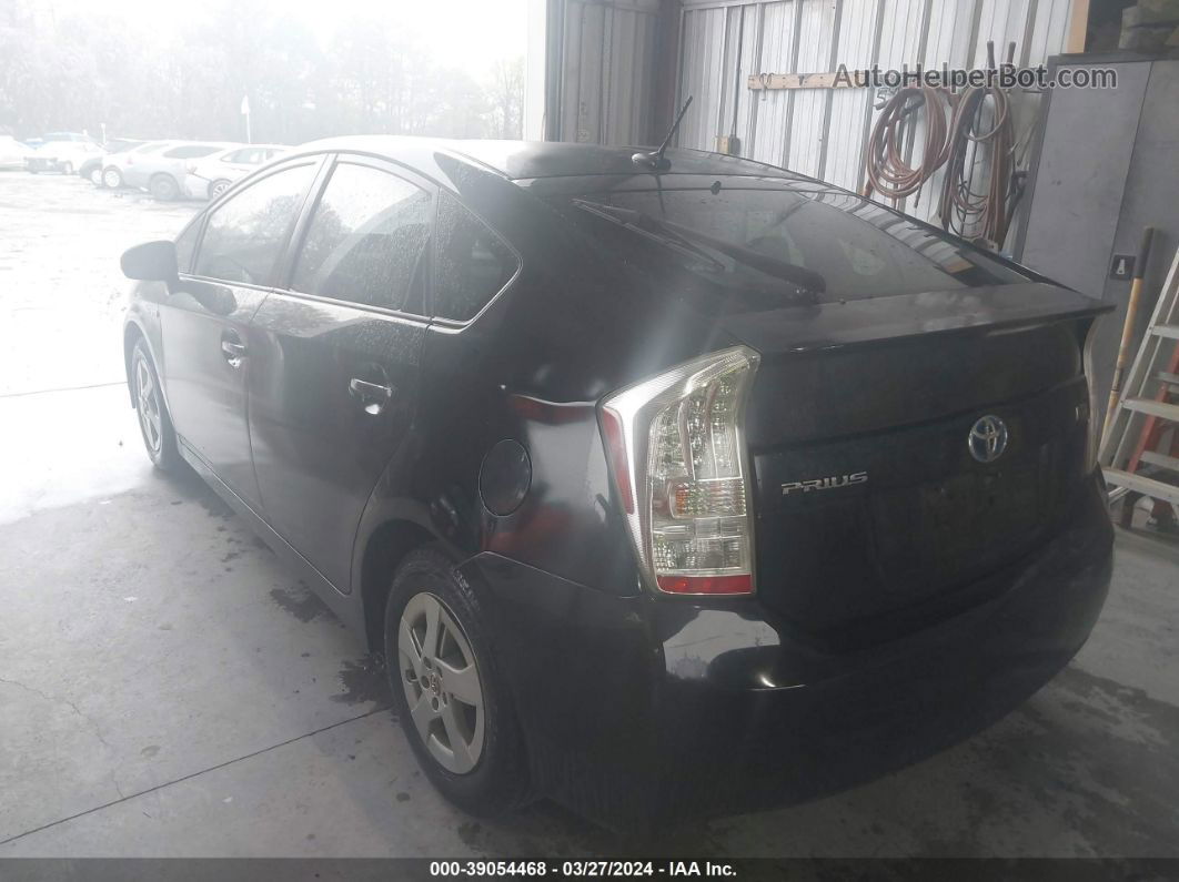 2011 Toyota Prius Two Black vin: JTDKN3DU9B1382356