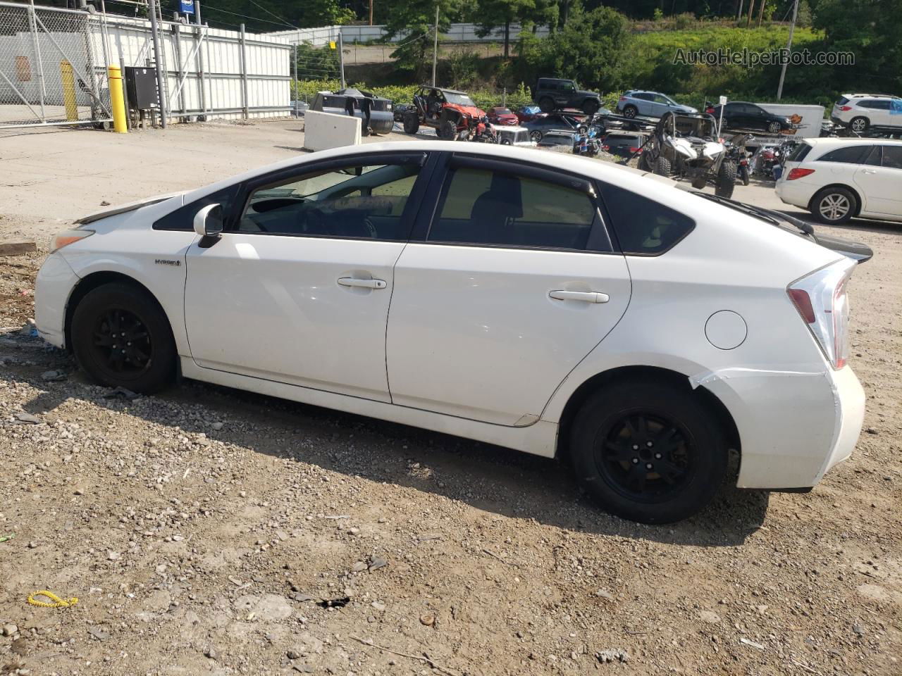 2012 Toyota Prius  White vin: JTDKN3DU9C0334508