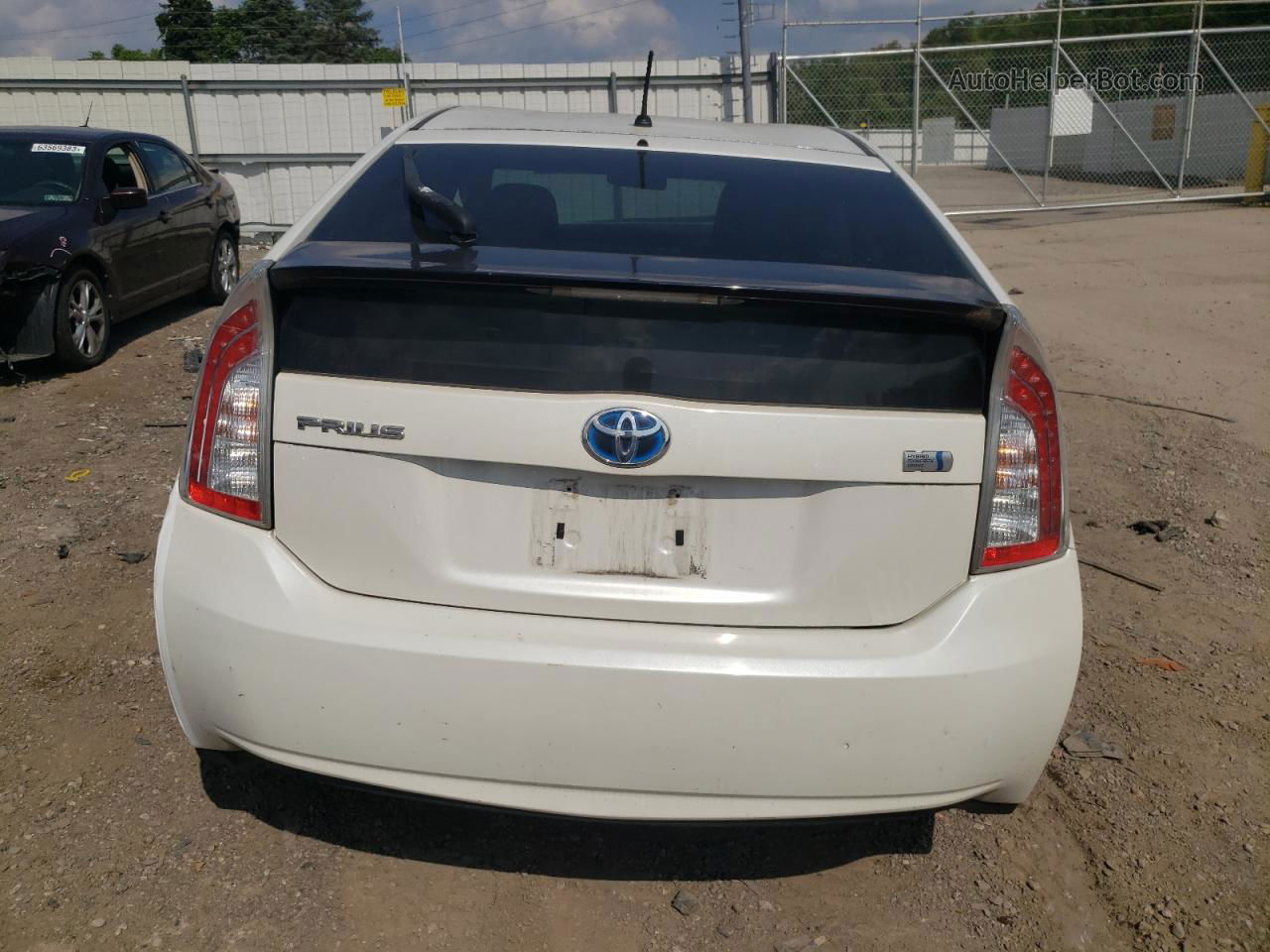 2012 Toyota Prius  White vin: JTDKN3DU9C0334508