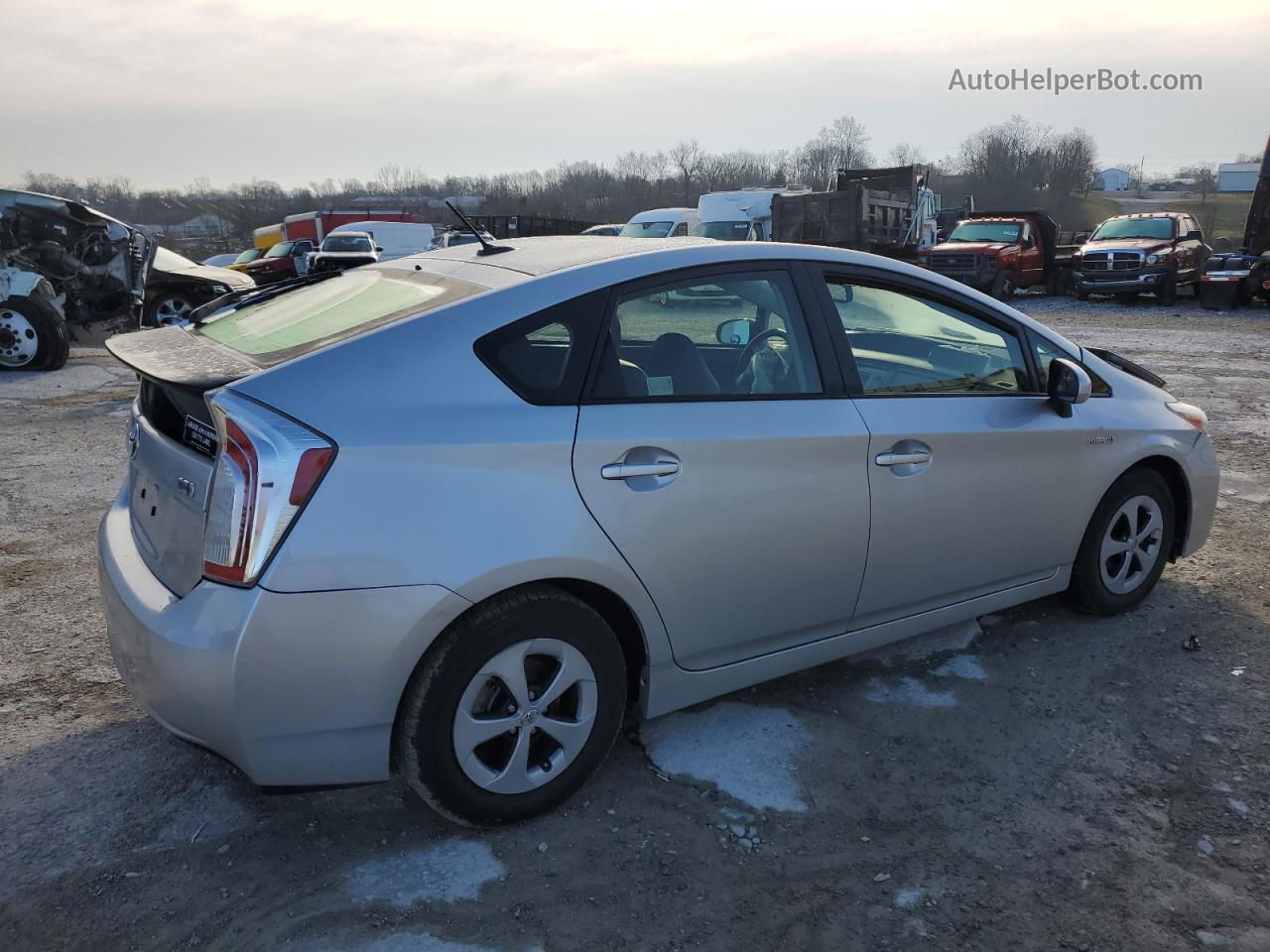 2012 Toyota Prius  Silver vin: JTDKN3DU9C1493555