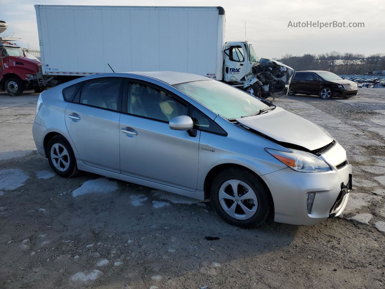 2012 Toyota Prius  Silver vin: JTDKN3DU9C1493555