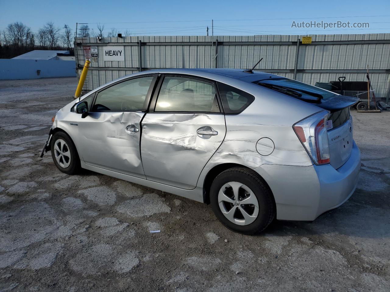 2012 Toyota Prius  Silver vin: JTDKN3DU9C1493555