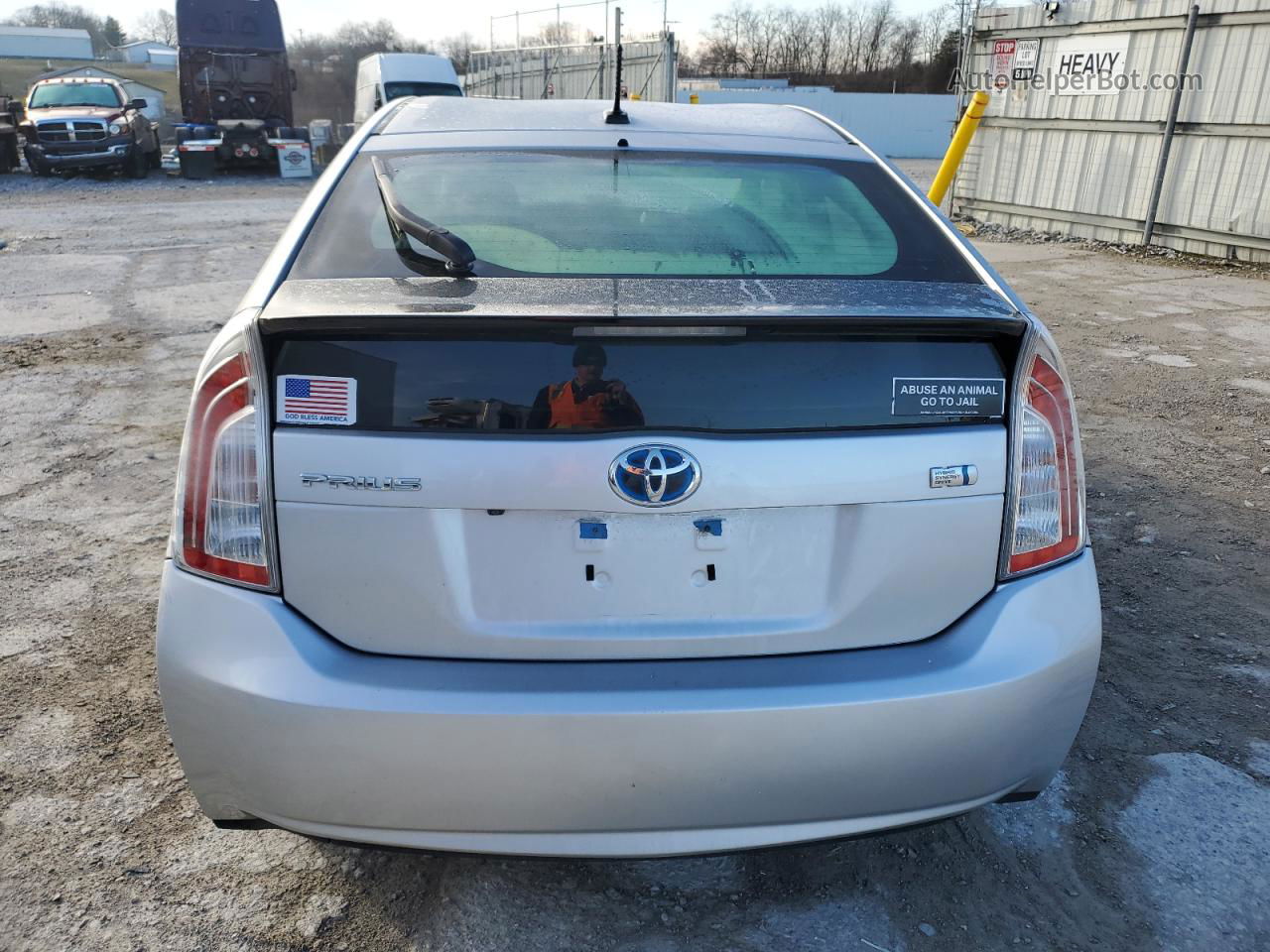 2012 Toyota Prius  Silver vin: JTDKN3DU9C1493555