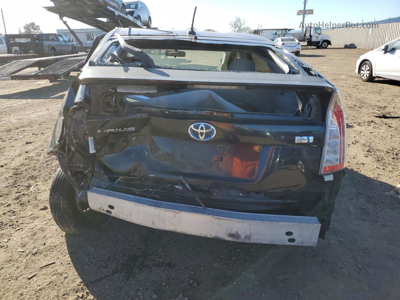 2012 Toyota Prius  Черный vin: JTDKN3DU9C1507079