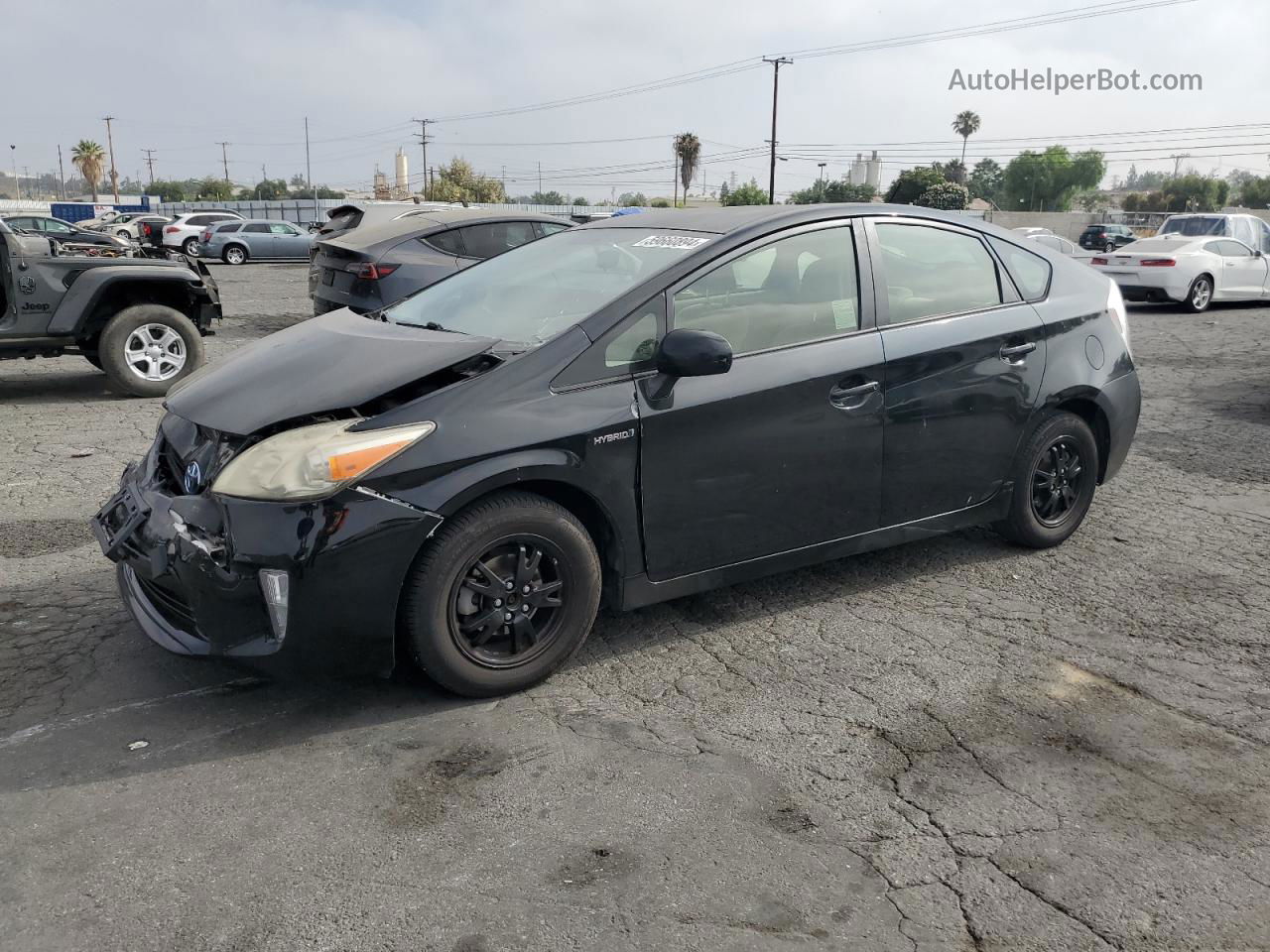 2012 Toyota Prius  Black vin: JTDKN3DU9C1510502