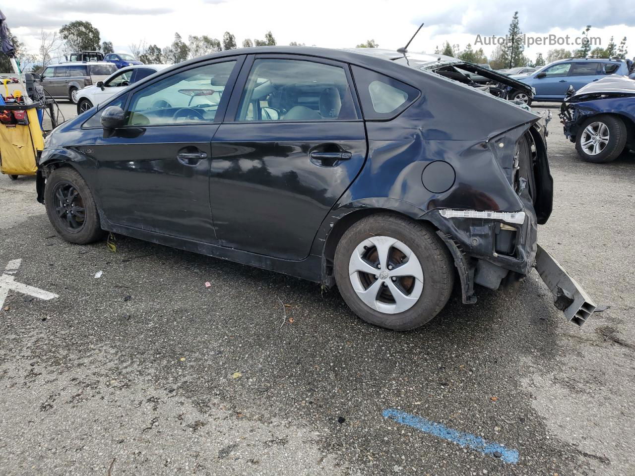 2012 Toyota Prius  Black vin: JTDKN3DU9C1516798