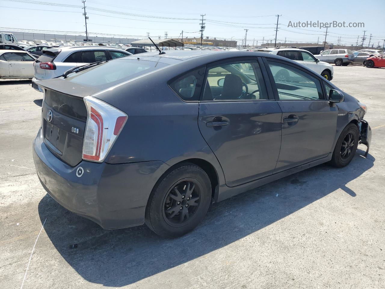 2012 Toyota Prius  Gray vin: JTDKN3DU9C1525369