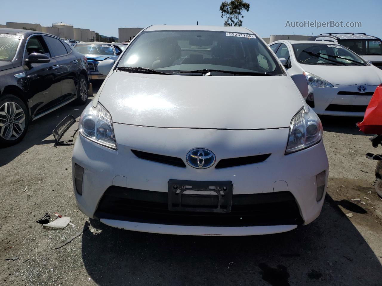 2012 Toyota Prius  White vin: JTDKN3DU9C1529664