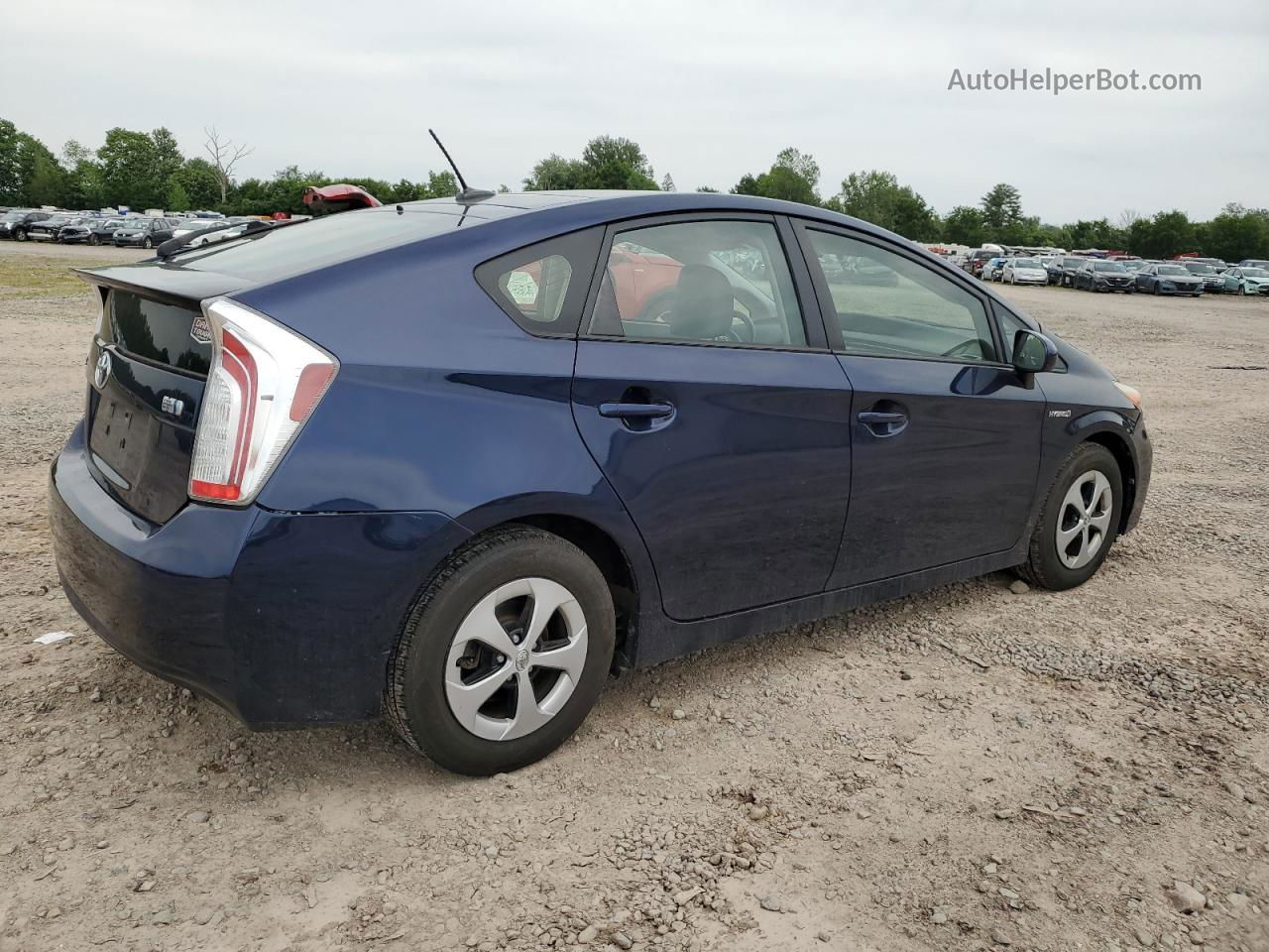 2012 Toyota Prius  Синий vin: JTDKN3DU9C1540289