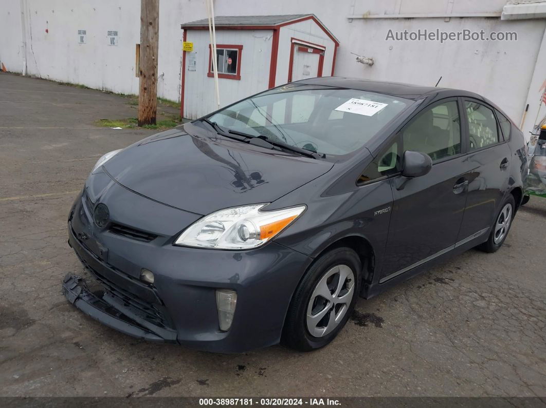 2012 Toyota Prius Four Gray vin: JTDKN3DU9C1558176