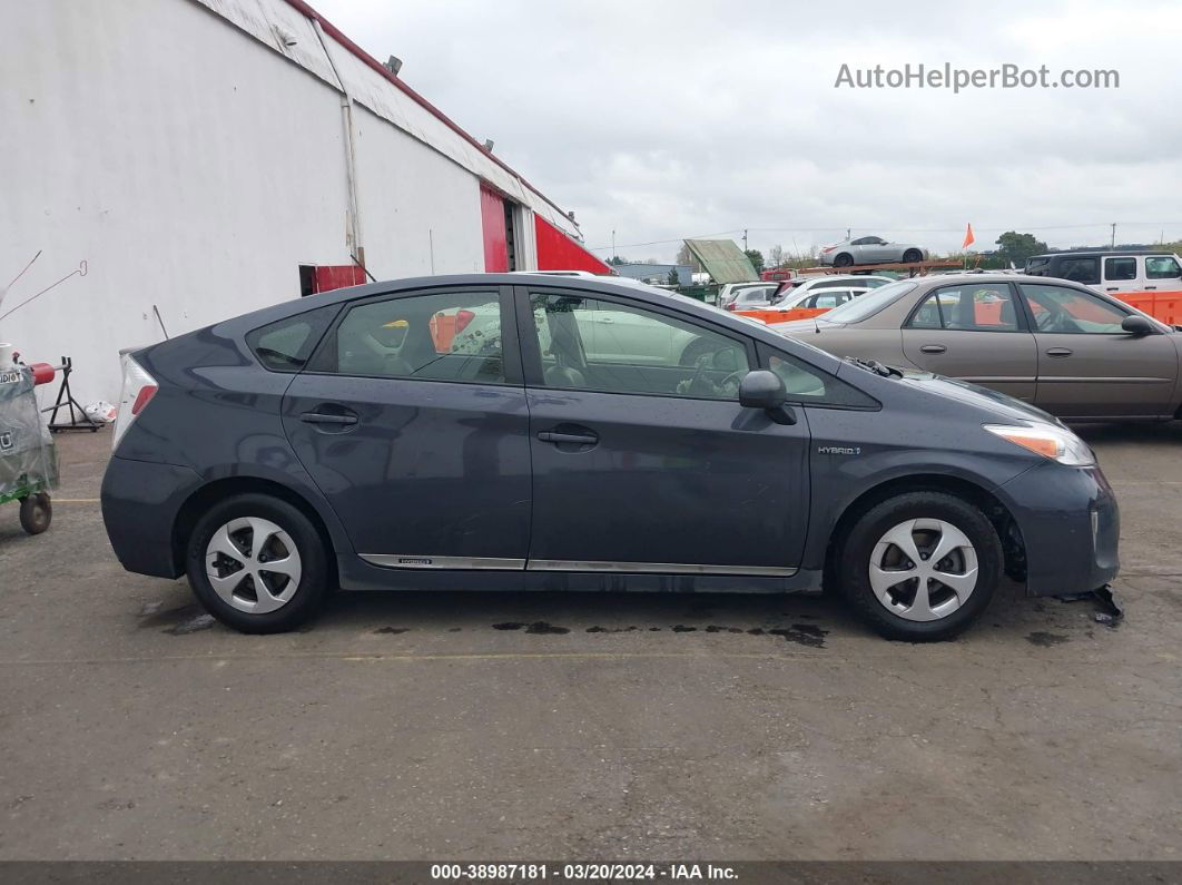 2012 Toyota Prius Four Gray vin: JTDKN3DU9C1558176