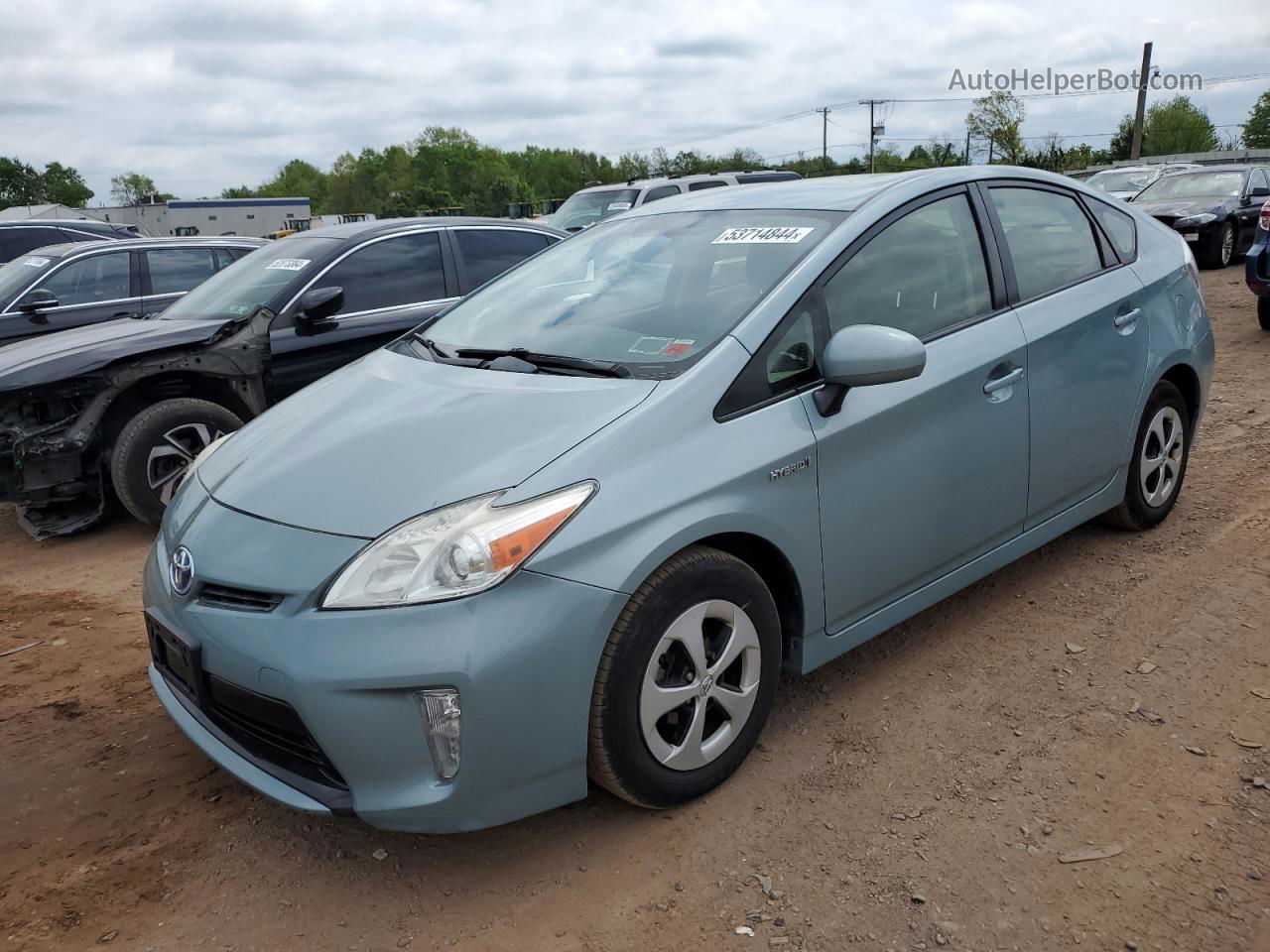 2012 Toyota Prius  Silver vin: JTDKN3DU9C1564706