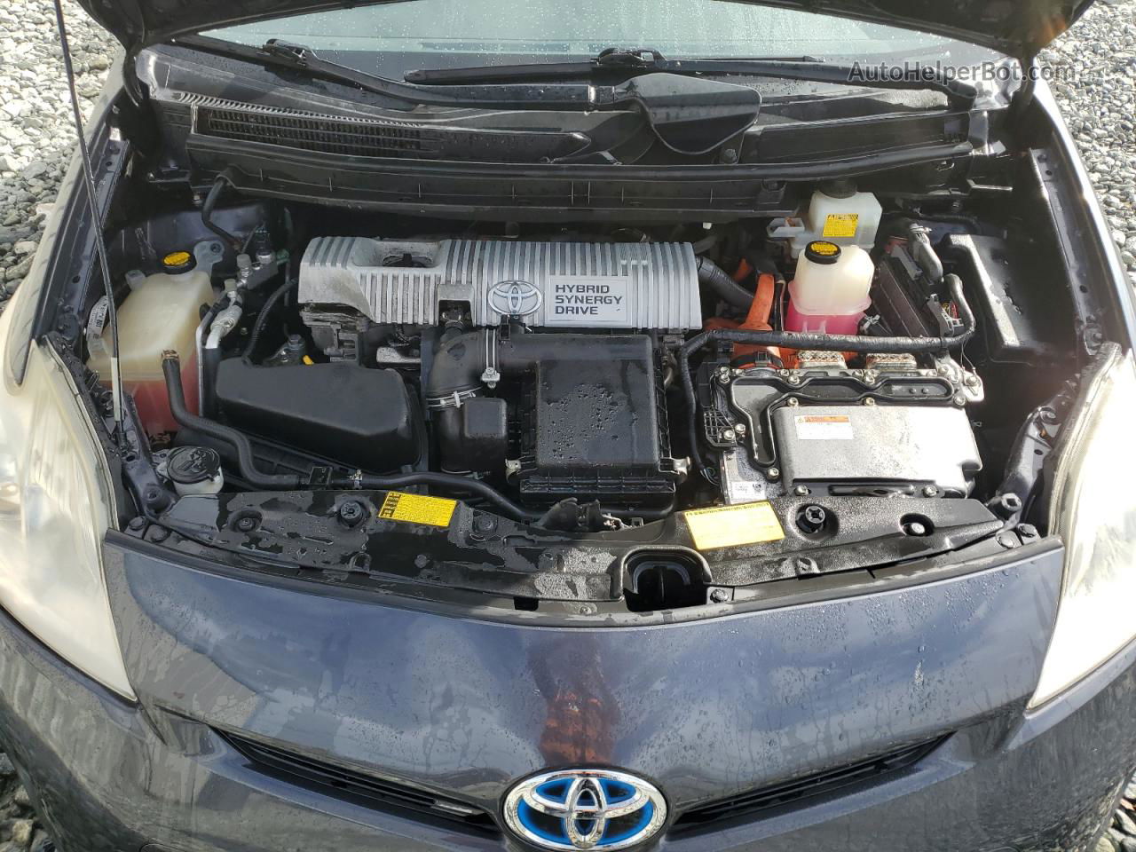 2012 Toyota Prius  Серый vin: JTDKN3DU9C1573096