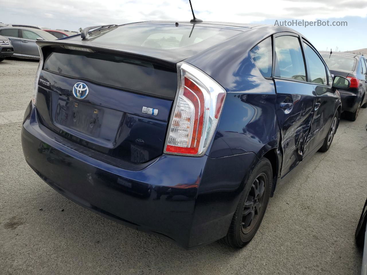 2012 Toyota Prius  Blue vin: JTDKN3DU9C1573731