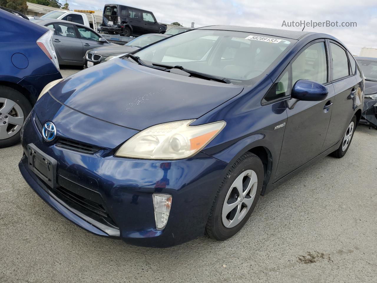 2012 Toyota Prius  Blue vin: JTDKN3DU9C1573731