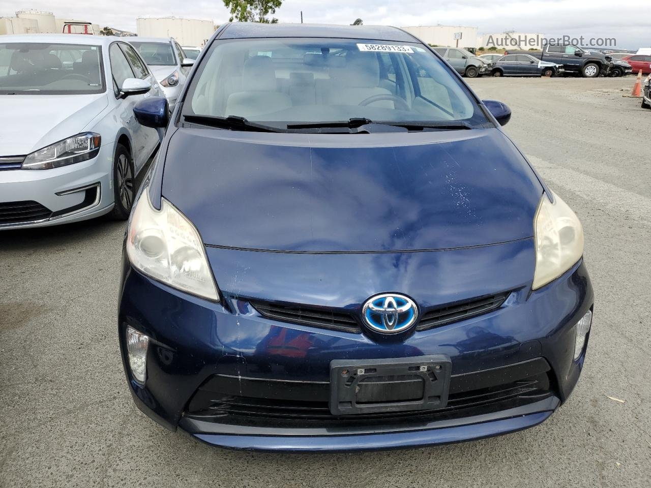 2012 Toyota Prius  Blue vin: JTDKN3DU9C1573731