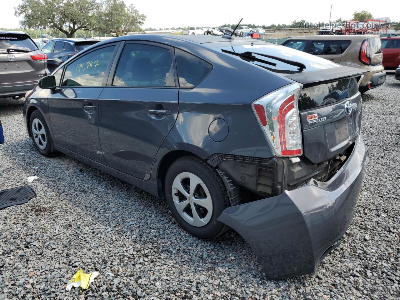 2012 Toyota Prius  Серый vin: JTDKN3DU9C5451654