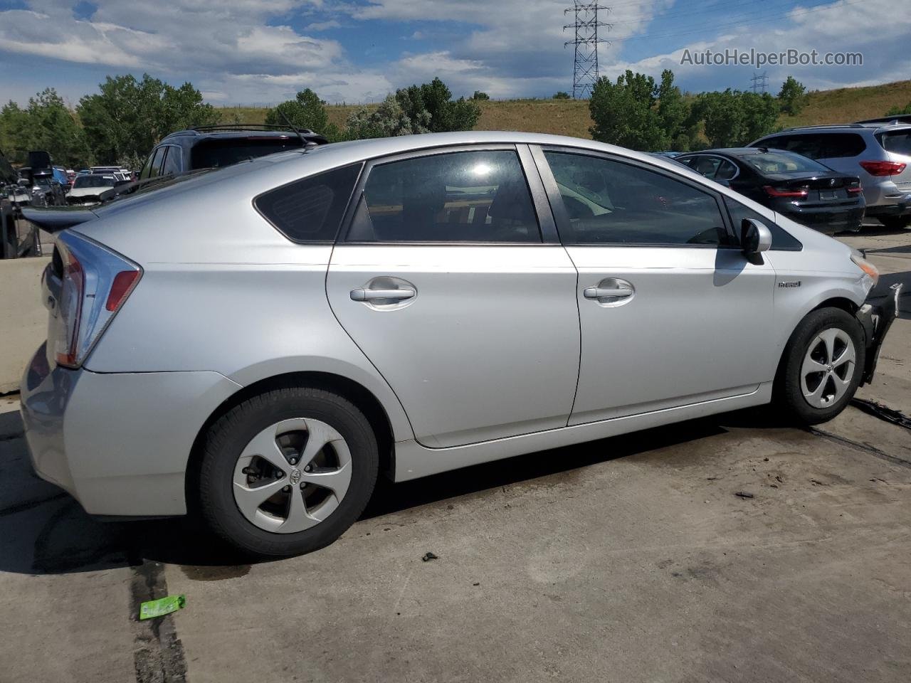 2012 Toyota Prius  Silver vin: JTDKN3DU9C5489689