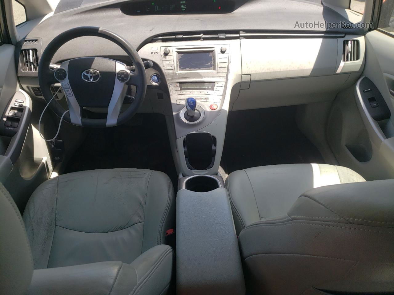 2012 Toyota Prius  Черный vin: JTDKN3DU9C5500030