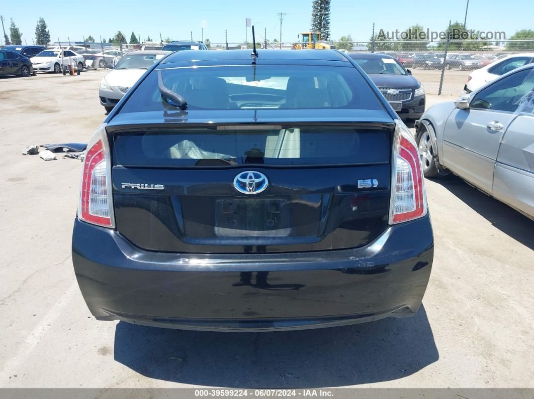 2012 Toyota Prius Two Black vin: JTDKN3DU9C5527759