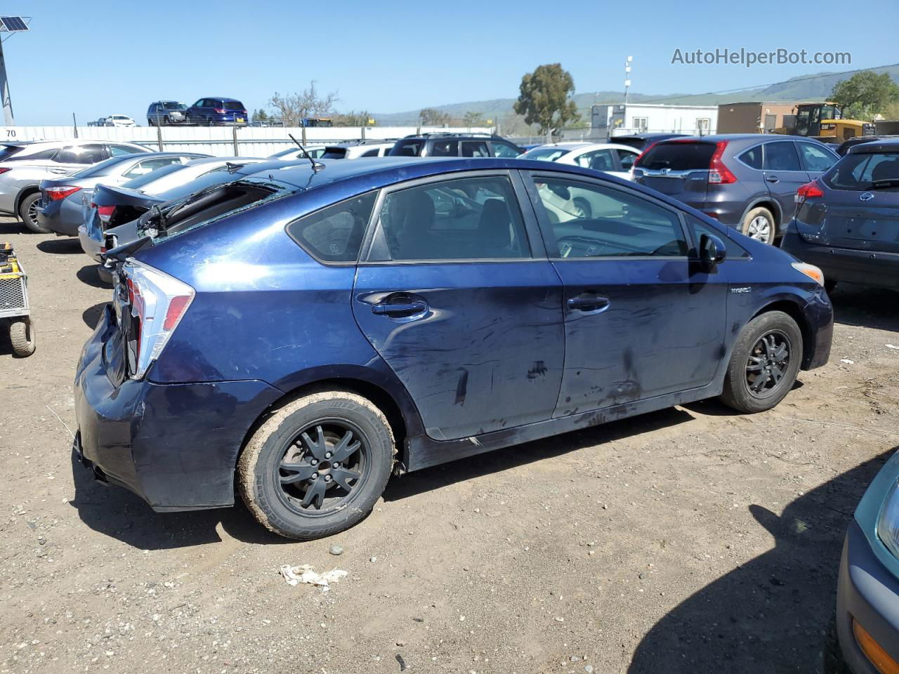 2013 Toyota Prius  Blue vin: JTDKN3DU9D0350256