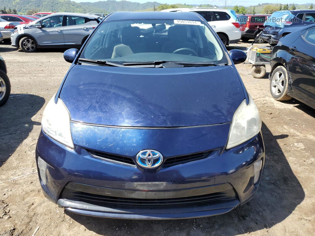 2013 Toyota Prius  Blue vin: JTDKN3DU9D0350256