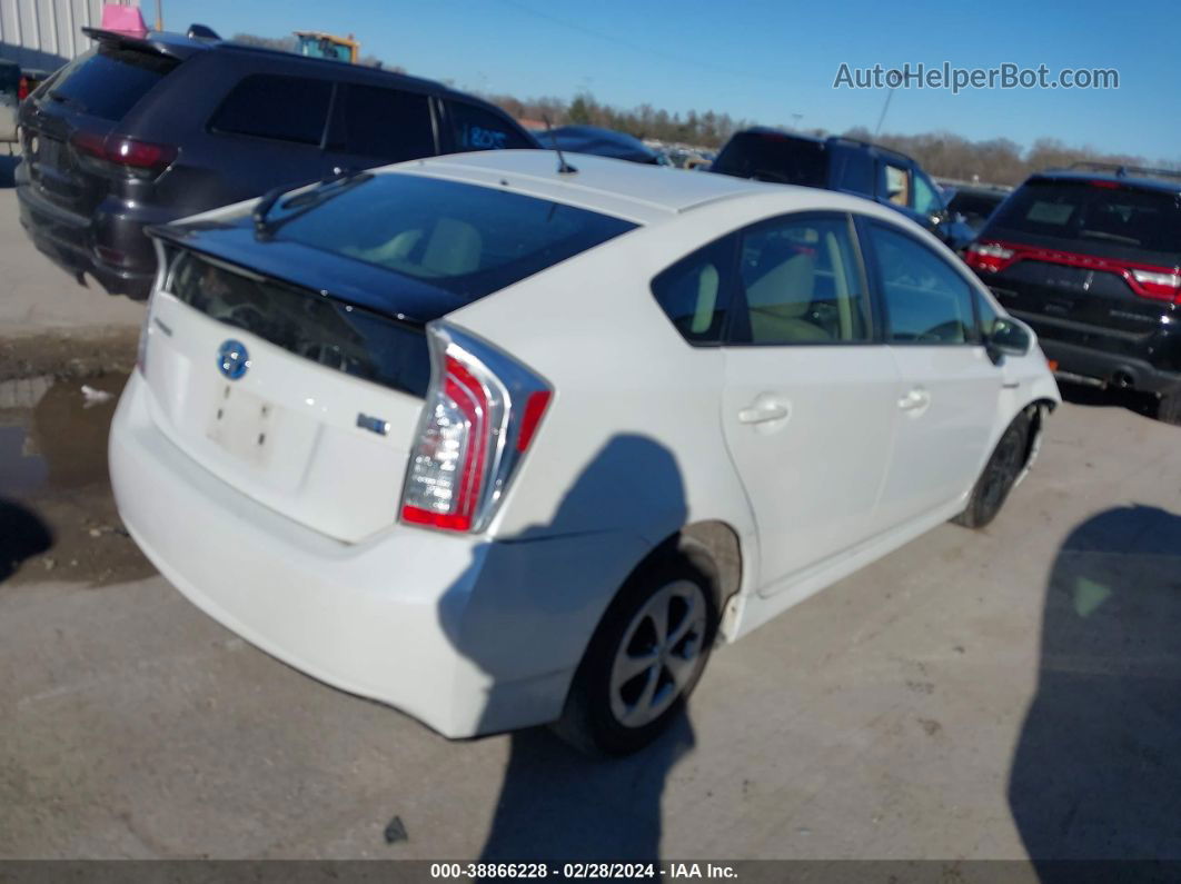 2013 Toyota Prius Two Белый vin: JTDKN3DU9D0351973