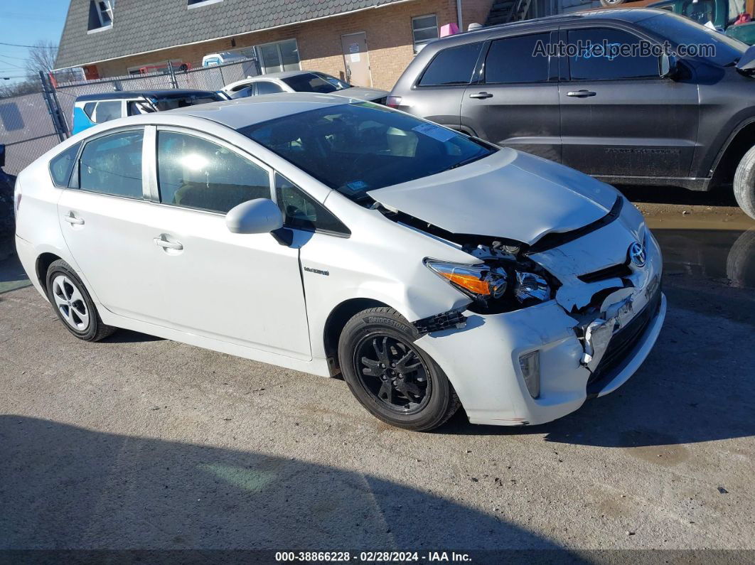 2013 Toyota Prius Two Белый vin: JTDKN3DU9D0351973