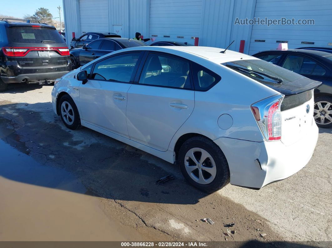 2013 Toyota Prius Two Белый vin: JTDKN3DU9D0351973