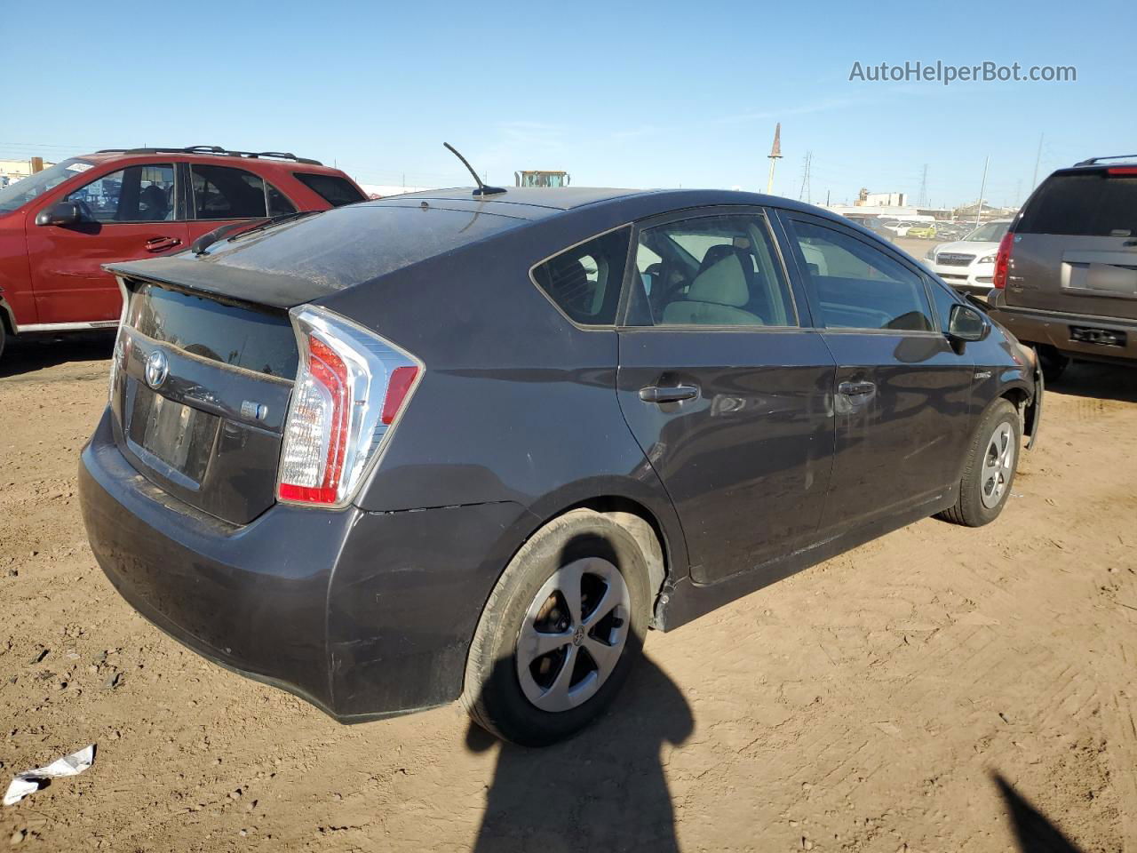 2013 Toyota Prius  Угольный vin: JTDKN3DU9D1616885