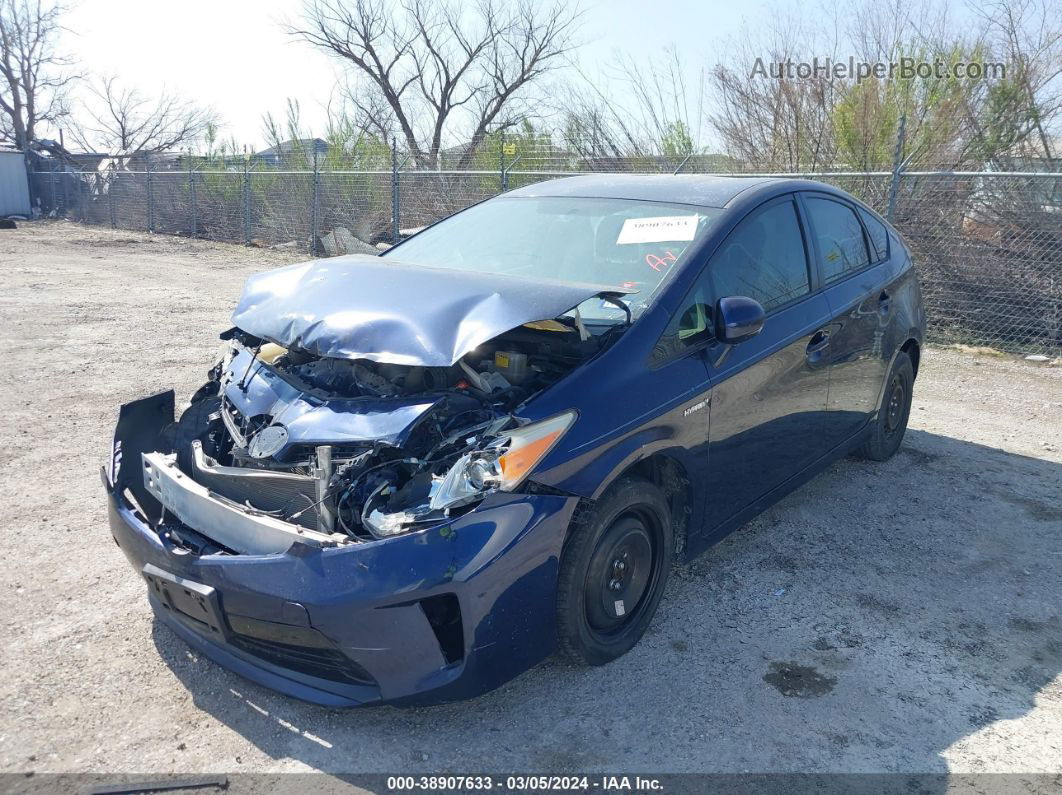 2013 Toyota Prius Two Blue vin: JTDKN3DU9D1626638