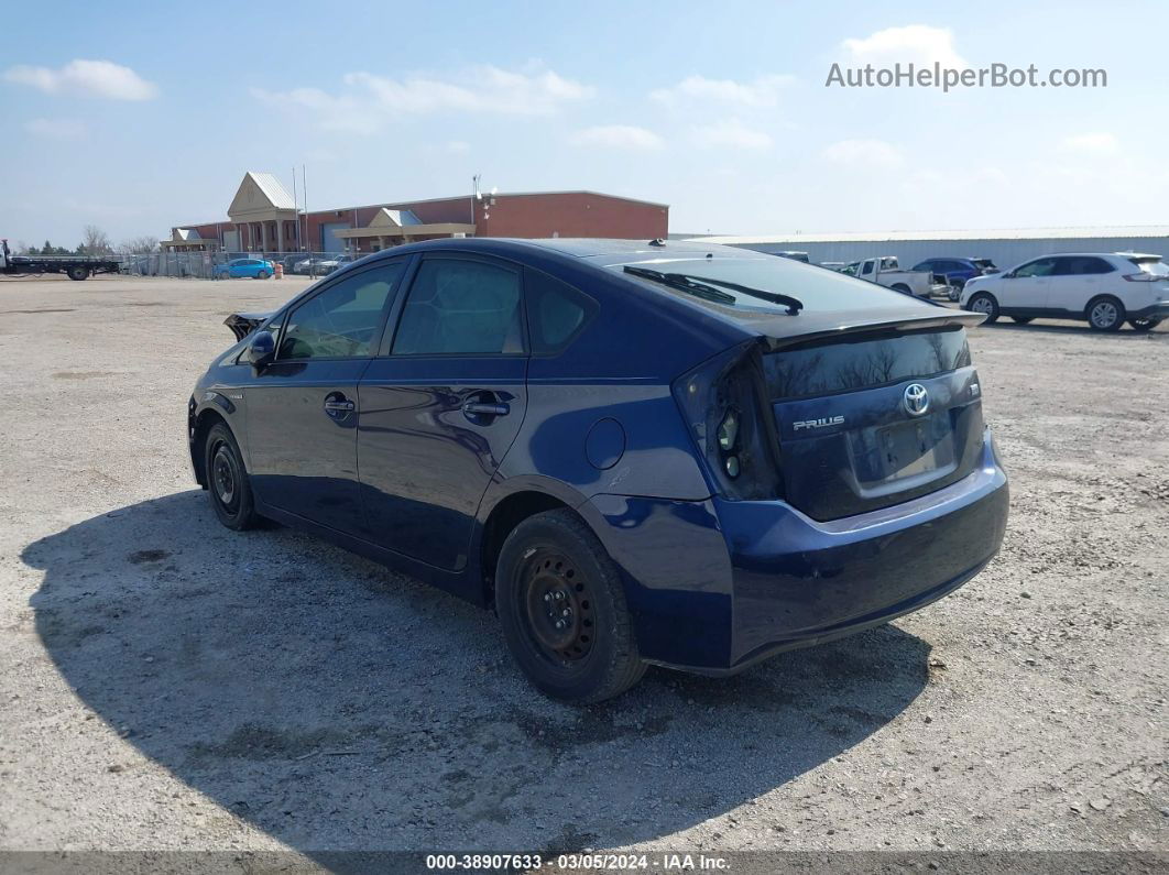 2013 Toyota Prius Two Синий vin: JTDKN3DU9D1626638