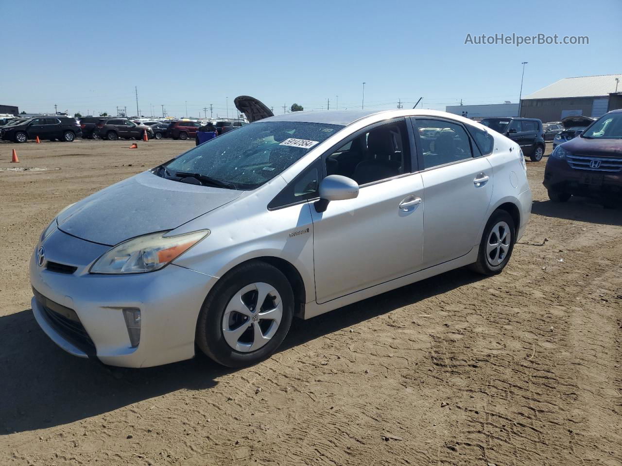 2013 Toyota Prius  Silver vin: JTDKN3DU9D1633766