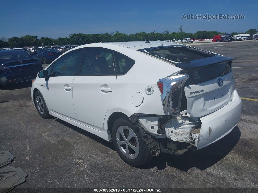 2013 Toyota Prius Two White vin: JTDKN3DU9D5560469