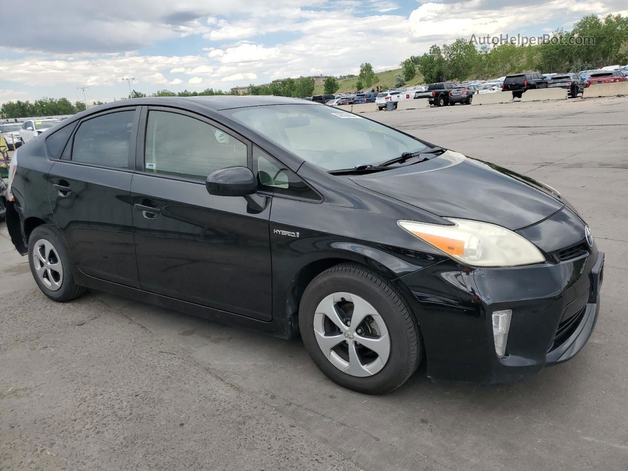 2013 Toyota Prius  Черный vin: JTDKN3DU9D5563758