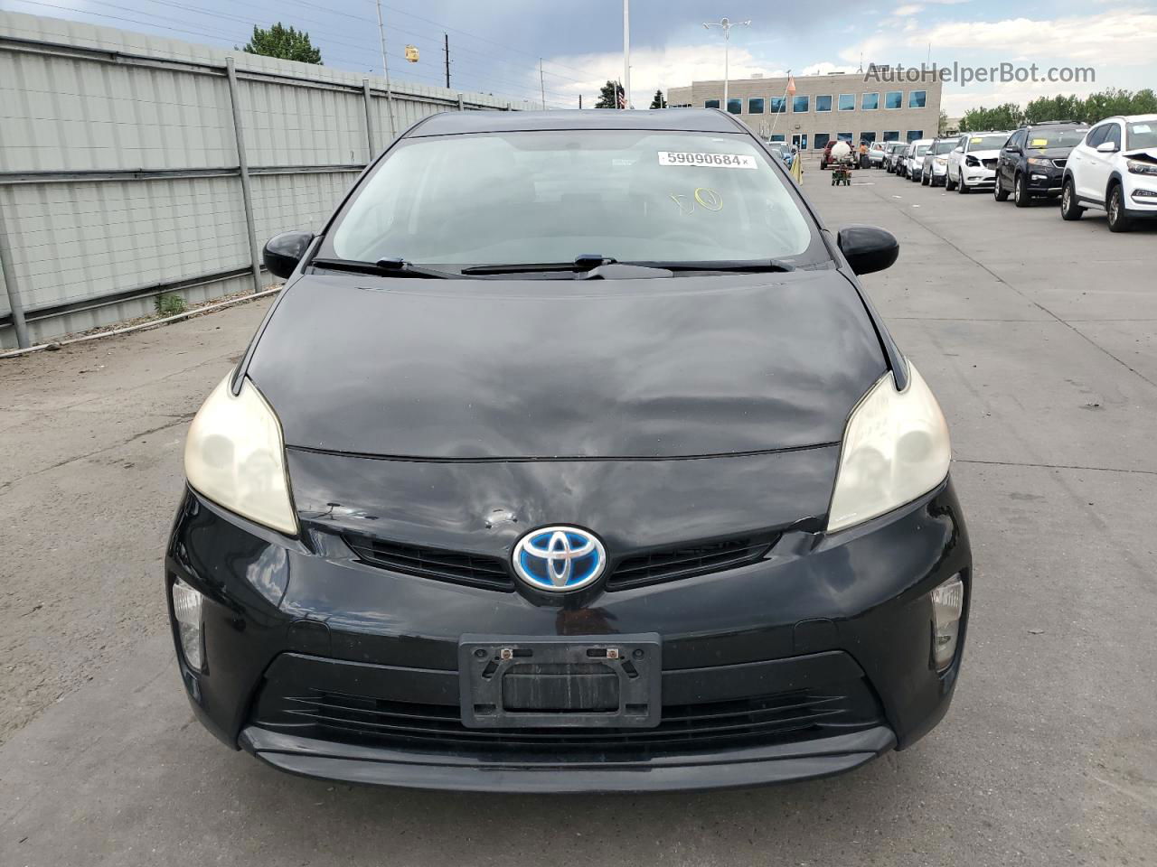 2013 Toyota Prius  Черный vin: JTDKN3DU9D5563758