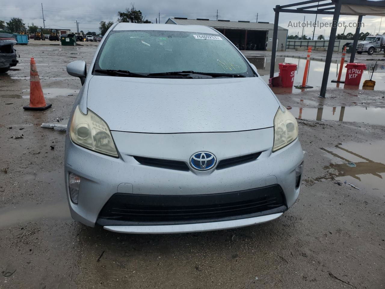 2013 Toyota Prius  Silver vin: JTDKN3DU9D5647370