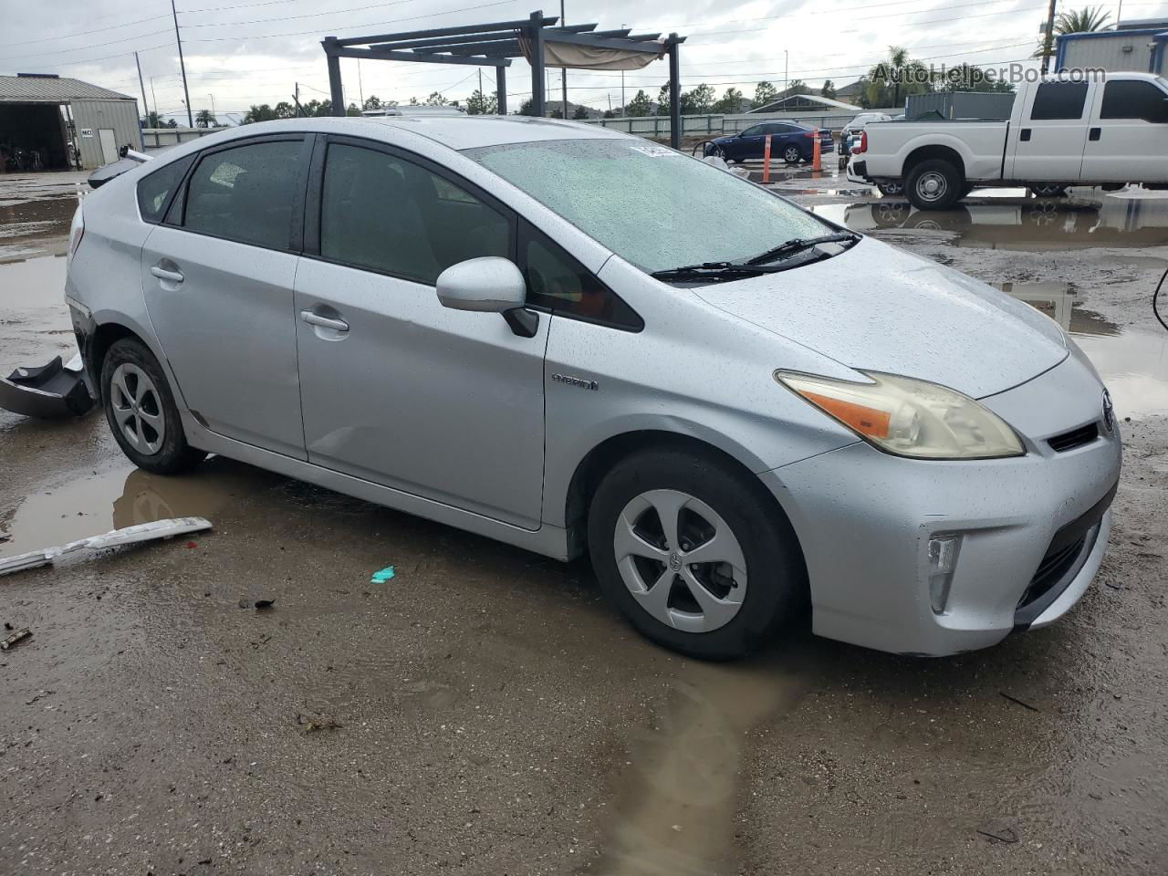 2013 Toyota Prius  Silver vin: JTDKN3DU9D5647370