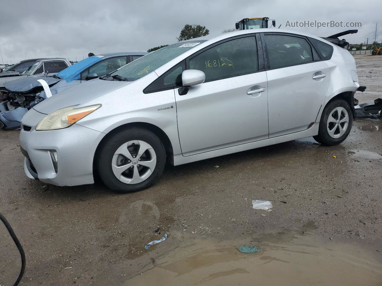 2013 Toyota Prius  Silver vin: JTDKN3DU9D5647370