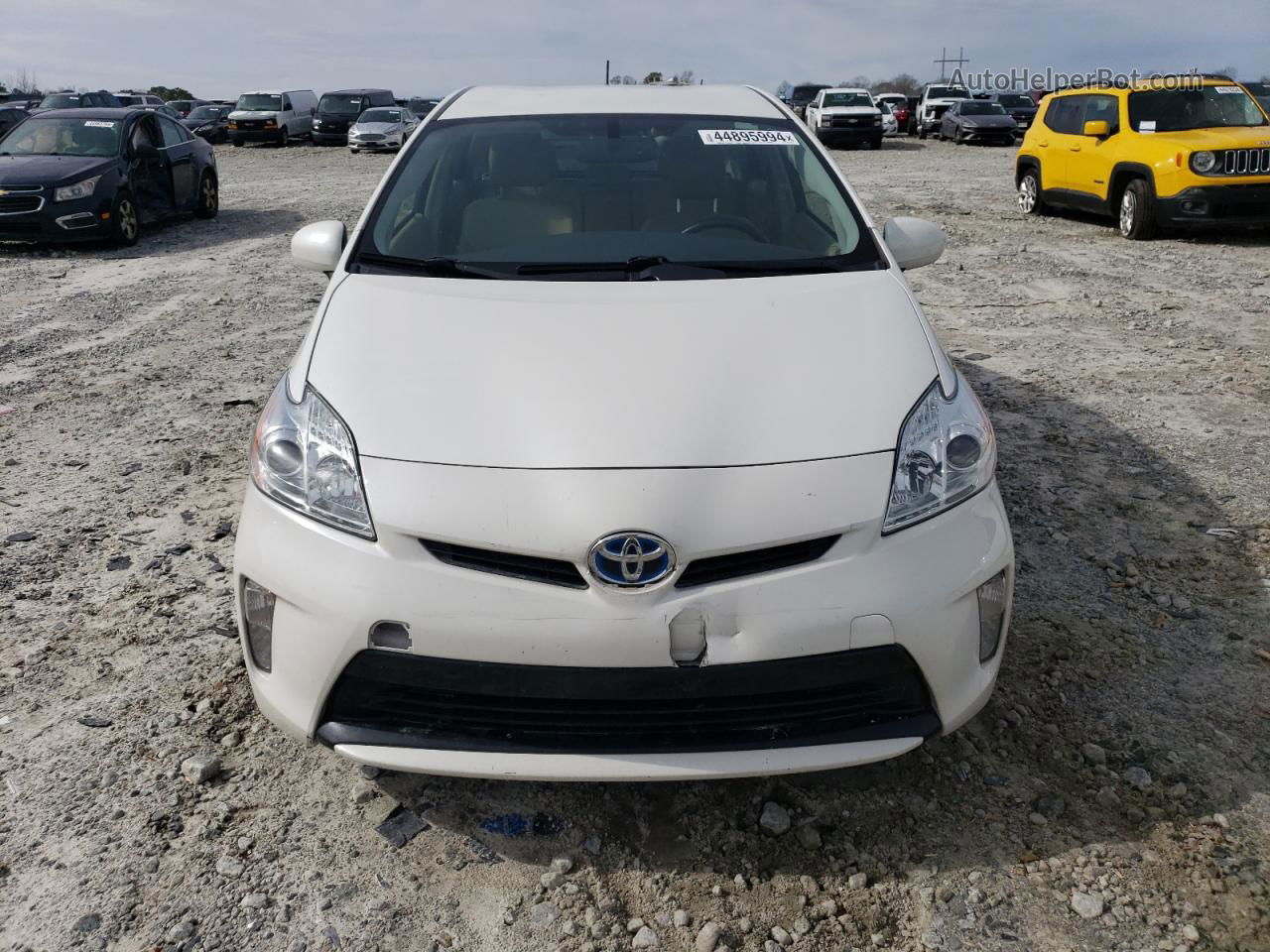 2013 Toyota Prius  Белый vin: JTDKN3DU9D5688422