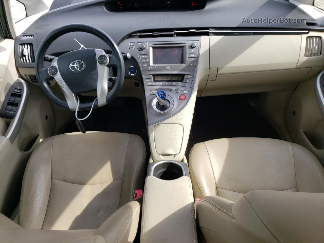 2013 Toyota Prius  Белый vin: JTDKN3DU9D5688422