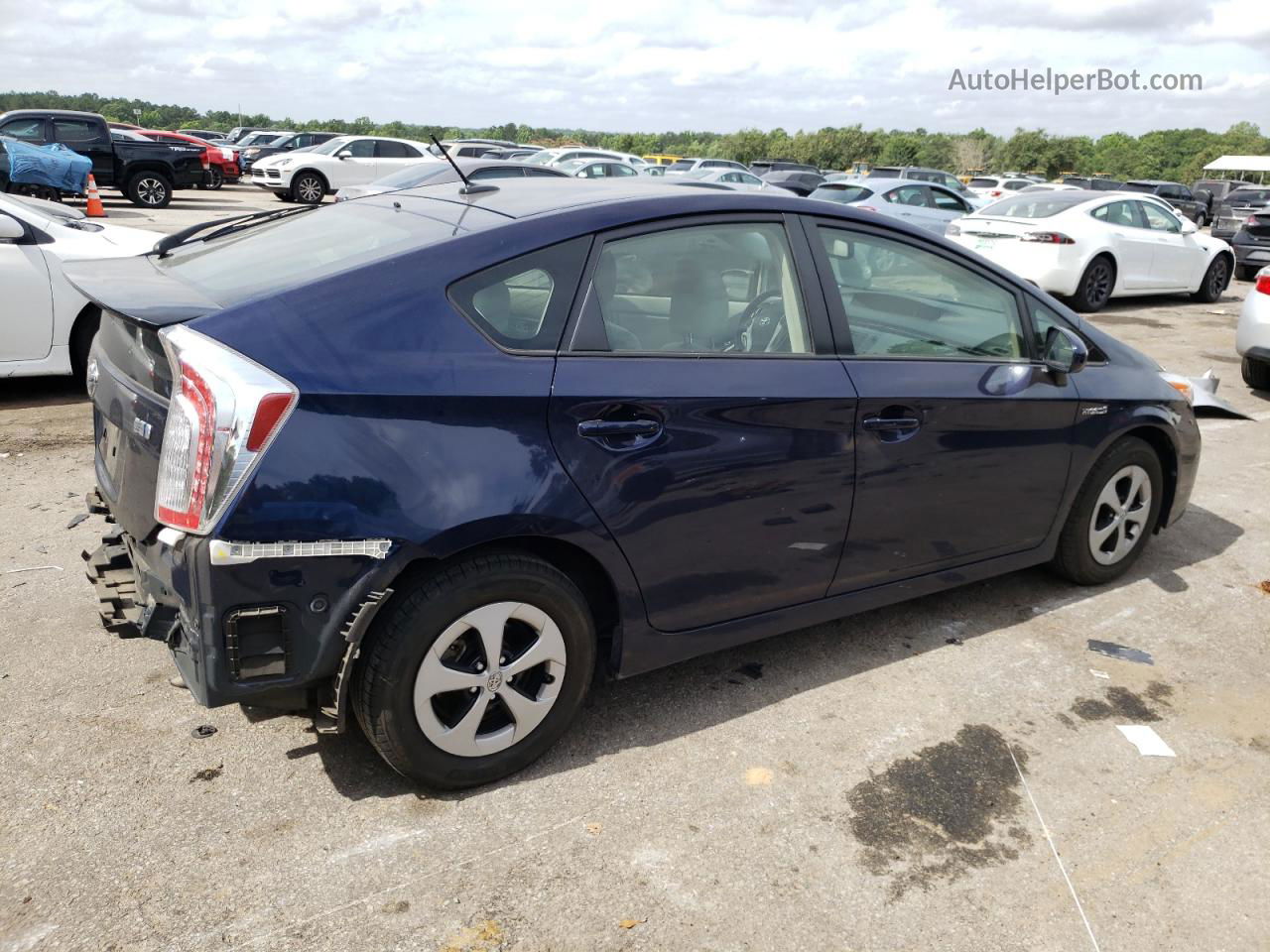 2014 Toyota Prius  Blue vin: JTDKN3DU9E0373473