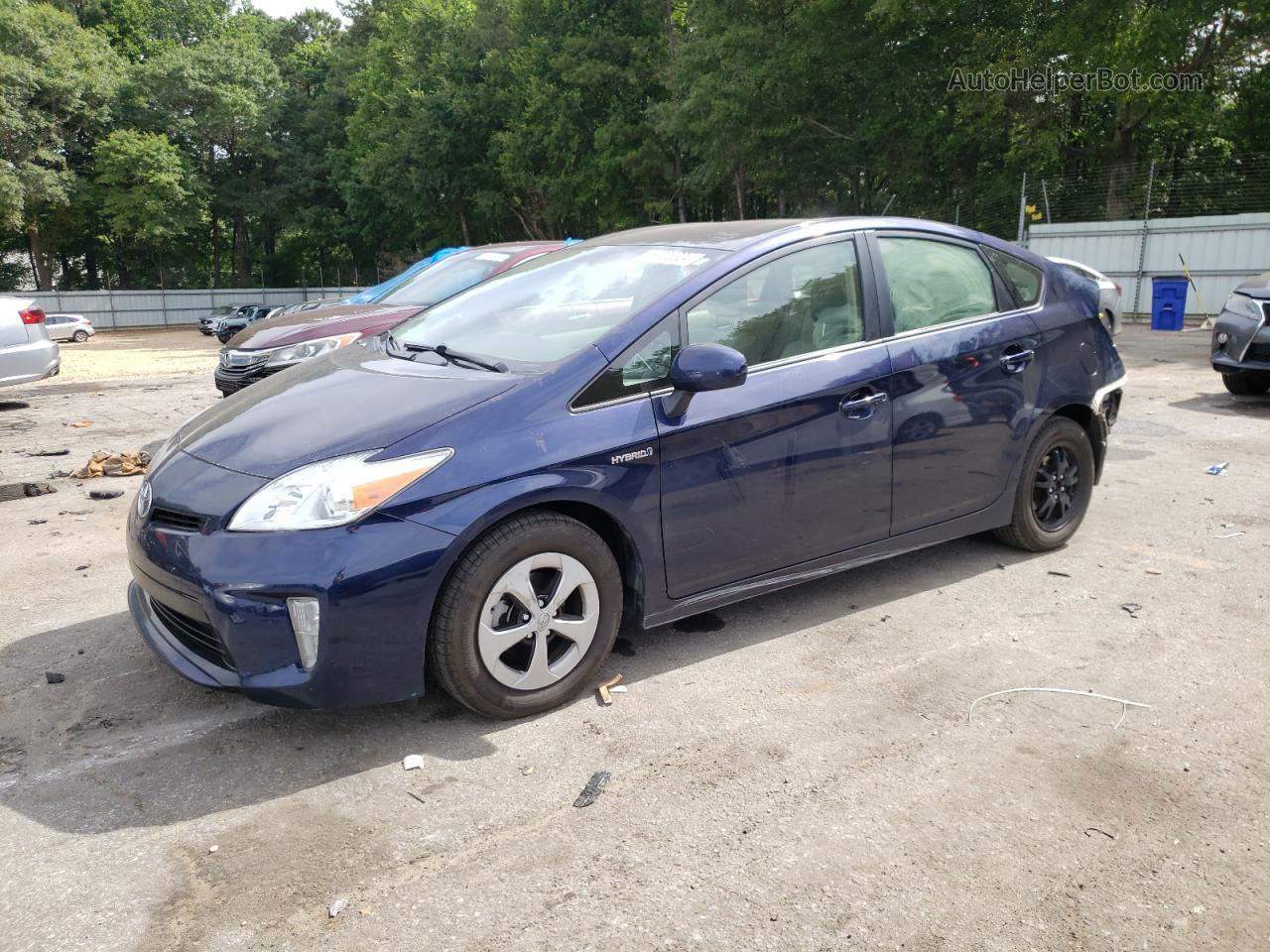 2014 Toyota Prius  Blue vin: JTDKN3DU9E0373473