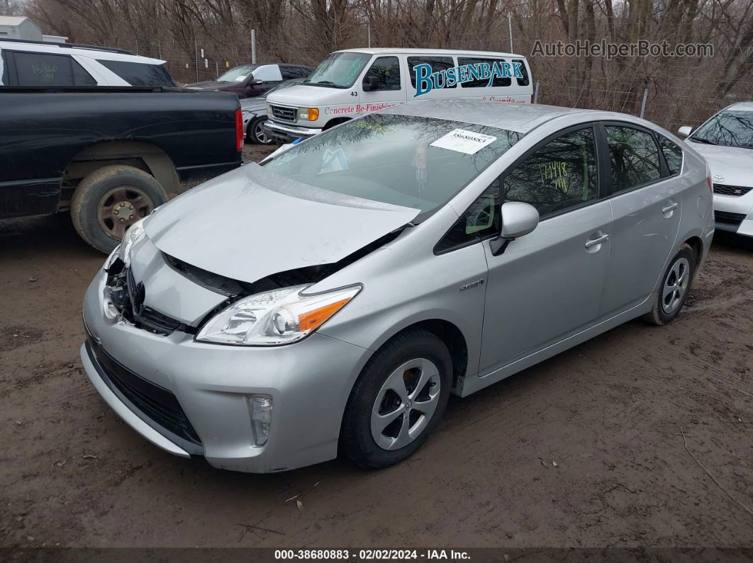 2014 Toyota Prius Two Gray vin: JTDKN3DU9E0382030