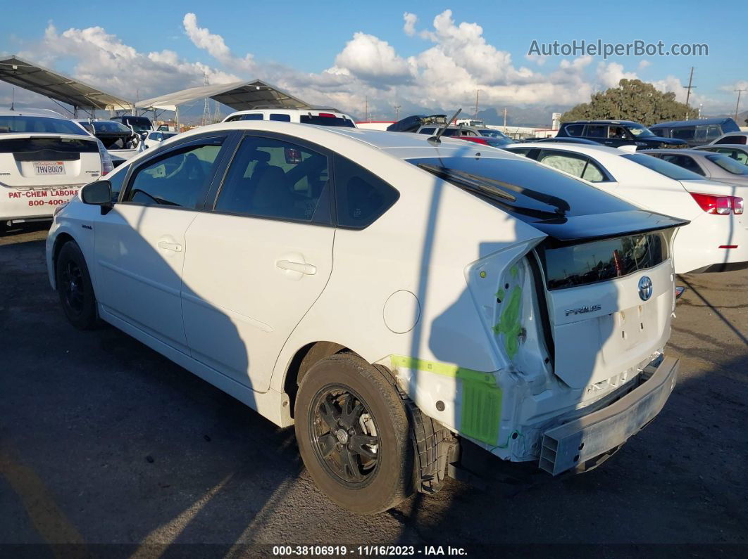 2014 Toyota Prius Two White vin: JTDKN3DU9E0389298